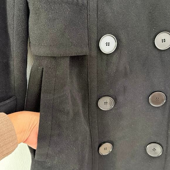 Zara black will blend coat trench coat excellent quality size XS - Picture 4 of 9